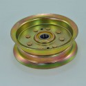 Poulie métal gorge plate john Deere Dia. ext 132.5mm L105 L107 L120 L145 X110 X120 X125 X140 Z235