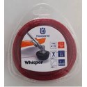 Fil nylon HUSQVARNA rond WHISPER 3.0mm / 10M