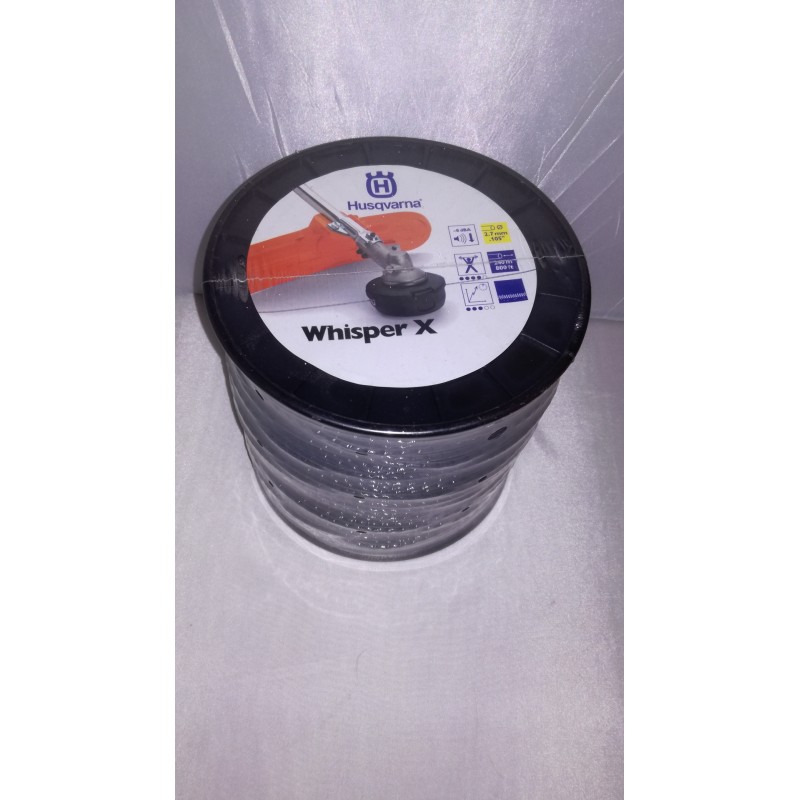 Fil nylon HUSQVARNA rond WHISPER-X 2.7mm / 240M