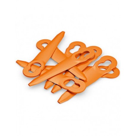 Jeu de 8 couteaux PolyCut 2-2 orange