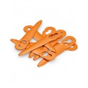 Jeu de 8 couteaux PolyCut 2-2 orange