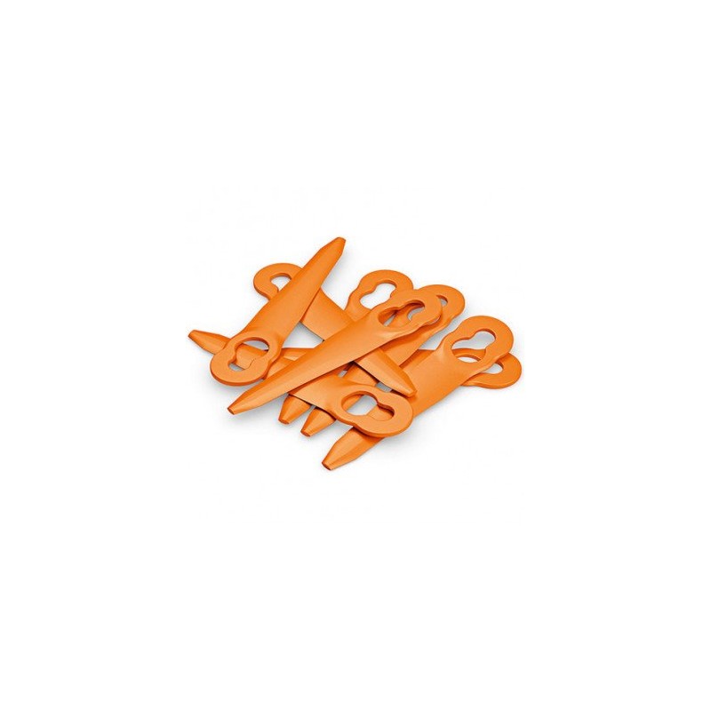 Jeu de 8 couteaux PolyCut 2-2 orange