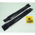Jeu de lames mulching coupe 42" FREEDOM John Deere X300 X304 X310 X320 Z225
