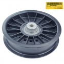 Poulie plastique gorge plate D.101MM