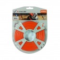 Fil nylon rond Stihl orange DIA. 2.4mm - Long. 83 mètres 00009302340