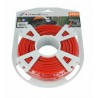 Fil nylon carré Stihl orange Dia. 2.7mm - Long 65 mètres
