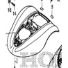 COUVERCLE SUPERIEUR  HONDA MIIMO HRM 310/K1 - HRM 520/ K1