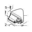 COUVERCLE BOITIER PCB HONDA  MIIMO HRM 3000-k1