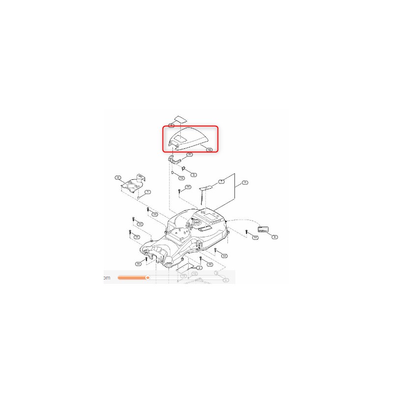 Volet (cache commande) Sthil RMI 422